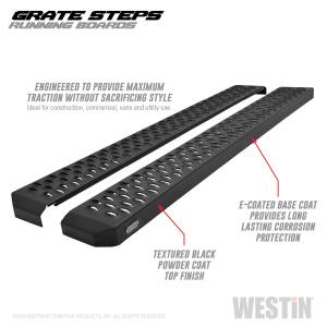 Westin - Westin Grate Steps Running Boards - 27-74705 - Image 1