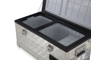 Attica 4x4 - Attica 4x4 Refrigerator 42L/44 Quarts/1.4 Cu.ft Compressor Refrigerator - Aluminum - ATTAL42 - Image 2