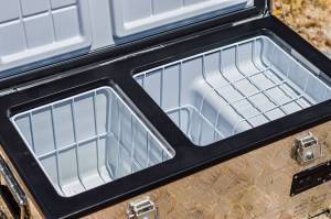 Attica 4x4 - Attica 4x4 Refrigerator 42L/44 Quarts/1.4 Cu.ft Compressor Refrigerator - Aluminum - ATTAL42 - Image 11