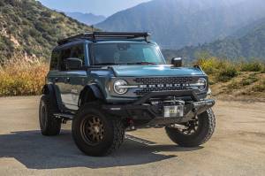 Attica 4x4 - Attica 4x4 Ford Bronco 2021-23 Modular Front Bumper Skid plate - Black - Powder Coated - ATTFB01A102-2-BX - Image 2