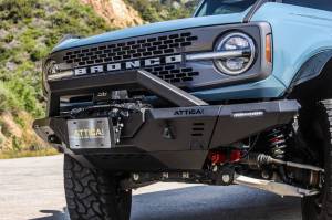 Attica 4x4 - Attica 4x4 Ford Bronco 2021-23 Modular Front Bumper Skid plate - Black - Powder Coated - ATTFB01A102-2-BX - Image 3
