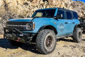 Attica 4x4 - Attica 4x4 Ford Bronco 2021-23 Modular Front Bumper - Black - Powder Coated - Steel - ATTFB01A102-BX - Image 4