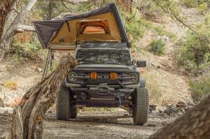 Attica 4x4 - Attica 4x4 Ford Bronco 2021-23 Modular Front Bumper - Black - Powder Coated - Steel - ATTFB01A102-BX - Image 5