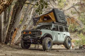 Attica 4x4 - Attica 4x4 Ford Bronco 2021-23 Modular Front Bumper - Black - Powder Coated - Steel - ATTFB01A102-BX - Image 6