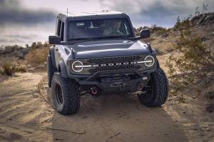 Attica 4x4 - Attica 4x4 Ford Bronco 2021-23 Modular Front Bumper - Black - Powder Coated - Steel - ATTFB01A102-BX - Image 12