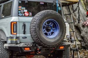 Attica 4x4 - Attica 4x4 Ford Bronco 2021-23 Modular Rear Bumper Wings - Black - Powder Coated - Steel - ATTFB01B102-1-BX - Image 2