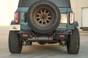 Attica 4x4 - Attica 4x4 Ford Bronco 2021-23 Modular Rear Bumper - Black - Powder Coated - Steel - ATTFB01B102-BX - Image 3