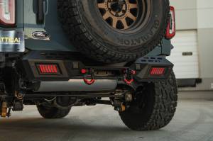 Attica 4x4 - Attica 4x4 Ford Bronco 2021-23 Modular Rear Bumper - Black - Powder Coated - Steel - ATTFB01B102-BX - Image 6