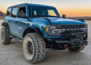 Attica 4x4 - Attica 4x4 Ford Bronco 2021-23 4DR Side Step - Black - Powder Coated - Steel - ATTFB01C102-BX - Image 2