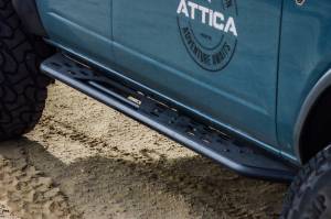 Attica 4x4 - Attica 4x4 Ford Bronco 2021-23 4DR Side Step - Black - Powder Coated - Steel - ATTFB01C102-BX - Image 5
