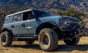 Attica 4x4 - Attica 4x4 Ford Bronco 2021-23 Fender Flares (Front) - Black - Powder Coated - Steel - ATTFB01H101-BX-F - Image 4