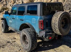 Attica 4x4 - Attica 4x4 Ford Bronco 2021-23 Fender Flares (Rear) - Black - Powder Coated - Steel - ATTFB01H101-BX-R - Image 7