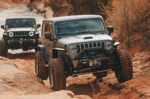 Attica 4x4 - Attica 4x4 Jeep Wrangler JL 2018-23 / Gladiator 2019-23 Front Bumper - Black - Steel - ATTJL01A106-BX - Image 4