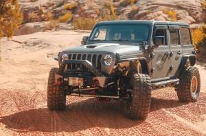 Attica 4x4 - Attica 4x4 Jeep Wrangler JL 2018-23 / Gladiator 2019-23 Front Bumper - Black - Steel - ATTJL01A106-BX - Image 5