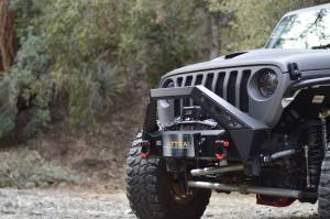 Attica 4x4 - Attica 4x4 Jeep Wrangler JL 2018-23 / Gladiator 2019-23 Front Bumper - Black - Steel - ATTJL01A106-BX - Image 8