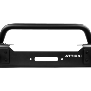 Attica 4x4 - Attica 4x4 Jeep Wrangler JL 2018-23 / Gladiator 2019-23 Front Stubby Bumper - Black - ATTJL01A108-BX