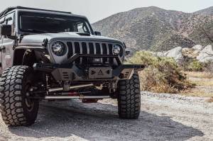 Attica 4x4 - Attica 4x4 Jeep Wrangler JL 2018-23 / Gladiator 2019-23 Modular Front Bumper - Black - ATTJL01A110-BX - Image 5