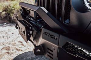 Attica 4x4 - Attica 4x4 Jeep Wrangler JL 2018-23 / Gladiator 2019-23 Modular Front Bumper - Black - ATTJL01A110-BX - Image 7