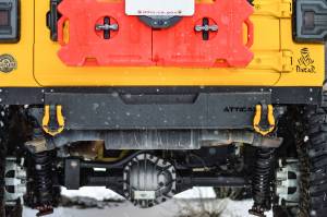 Attica 4x4 - Attica 4x4 Jeep Wrangler JL 2018-23 Rear Bumper Delete - Black - Powder Coated - Steel - ATTJL01B109-BX - Image 5