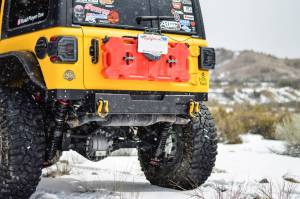 Attica 4x4 - Attica 4x4 Jeep Wrangler JL 2018-23 Rear Bumper Delete - Black - Powder Coated - Steel - ATTJL01B109-BX - Image 6