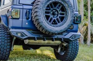 Attica 4x4 - Attica 4x4 Jeep Wrangler JL 2018-23 Rear Bumper - Black - Powder Coated - Steel - ATTJL01B111-BX - Image 2