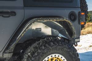 Attica 4x4 - Attica 4x4 Jeep Wrangler JL 2018-23 Inner Fender - Silver - Aluminum - ATTJL01G106-A - Image 4