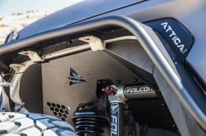 Attica 4x4 - Attica 4x4 Jeep Wrangler JL 2018-23 Inner Fender - Black - Powder Coated - Steel - ATTJL01G106-BX - Image 4