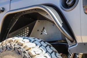 Attica 4x4 - Attica 4x4 Jeep Wrangler JL 2018-23 Inner Fender - Black - Powder Coated - Steel - ATTJL01G106-BX - Image 5