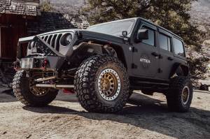 Attica 4x4 - Attica 4x4 Jeep Wrangler JL 2018-23 Fender Flares (rear) - Black - Powder Coated - Steel - ATTJL01H107-BX-R - Image 8