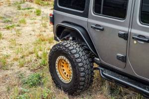 Attica 4x4 - Attica 4x4 Jeep Wrangler JL 2018-23 Fender Flares (rear) - Black - Powder Coated - Steel - ATTJL01H107-BX-R - Image 14