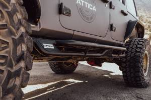 Attica 4x4 - Attica 4x4 Jeep Wrangler JL 2018-23 Side Step - Black - Powder Coated - Steel - ATTJL02C109-BX - Image 5