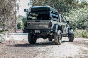 Attica 4x4 - Attica 4x4 Jeep Gladiator JT 2019-23 Rear bumper - Black - Powder Coated - Steel - ATTJT01B103-BX - Image 2