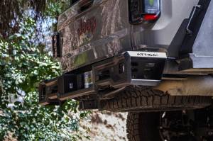 Attica 4x4 - Attica 4x4 Jeep Gladiator JT 2019-23 Rear bumper - Black - Powder Coated - Steel - ATTJT01B103-BX - Image 5