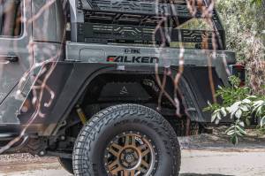 Attica 4x4 - Attica 4x4 Jeep Gladiator JT 2019-23 Inner fender - Black - Powder Coated - Steel - ATTJT01G102-BX - Image 12