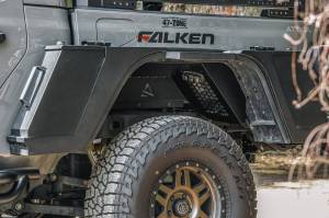 Attica 4x4 - Attica 4x4 Jeep Gladiator JT 2019-23 Inner fender - Black - Powder Coated - Steel - ATTJT01G102-BX - Image 13