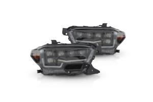 Lighting - Headlights - Attica 4x4 - Attica 4x4 Toyota Tacoma 2016-23 Head light Rogue Series Full LED high/Low beam Sequentail - CHATT0682-BC-SQ