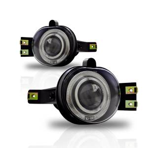 Winjet - Winjet HALO PROJECTOR FOG LIGHTS-CLEAR - CFWJ-0065-C - Image 2