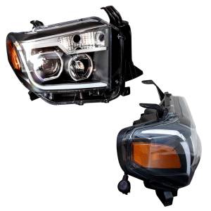 Winjet - RENEGADE PROJECTOR HEADLIGHTS W-SEQUENTIAL TURN SIGNAL-CHROME / CLEAR - CHRNG0376-B-SQ - Image 3
