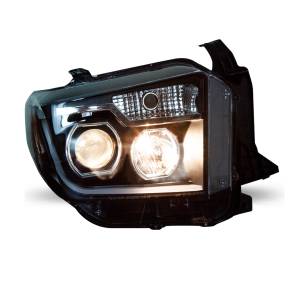 Winjet - RENEGADE PROJECTOR HEADLIGHTS W-SEQUENTIAL TURN SIGNAL-CHROME / CLEAR - CHRNG0376-B-SQ - Image 4