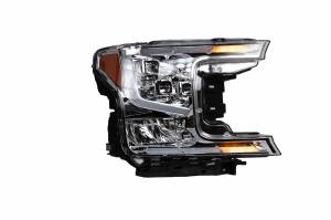 Winjet - RENEGADE LED PROJECTOR HEADLIGHT W- SEQUENTIAL TURN-CHROME / CLEAR - CHRNG0671-C-SQ - Image 2