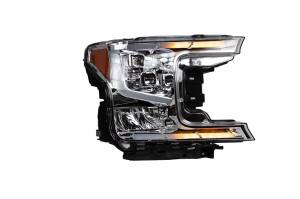 Winjet - RENEGADE LED PROJECTOR HEADLIGHT W- SEQUENTIAL TURN-CHROME / CLEAR - CHRNG0671-C-SQ - Image 3