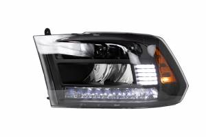Winjet - RENEGADE HEADLIGHTS-BLACK / CLEAR - CHRNG0675-B-SQ - Image 2