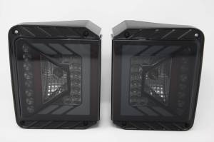 Winjet - RENEGADE LED TAIL LIGHTS-BLACK / SMOKE - CTRNG0490-BS - Image 2