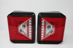 Winjet - RENEGADE LED TAIL LIGHTS-CHROME / RED - CTRNG0490-CR - Image 2