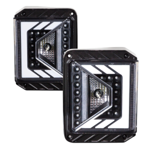 Winjet - RENEGADE LED TAIL LIGHTS-BLACK CLEAR - CTRNG0490B-BC - Image 2