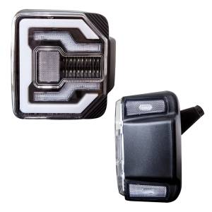 Winjet - RENEGADE LED SEQUENTIAL TAIL LIGHTS-BLACK / CLEAR - CTRNG0650-BC-SQ - Image 3