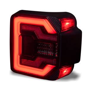 Winjet - RENEGADE LED SEQUENTIAL TAIL LIGHTS-BLACK / CLEAR - CTRNG0650-BC-SQ - Image 5