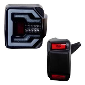 Winjet - RENEGADE SEQUENTIAL TAIL LIGHTS-GLOSS BLACK / SMOKE - CTRNG0650-BS-SQ - Image 2