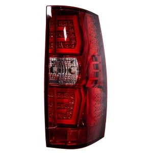Winjet - RENEGADE LED SEQUENTIAL TAIL LIGHTS-CHROME RED - CTRNG0663-CR-SQ