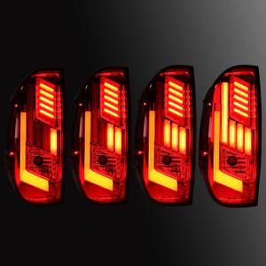 Winjet - RENEGADE LED SEQUENTIAL TAIL LIGHTS-CHROME RED - CTRNG0667-CR-SQ - Image 7